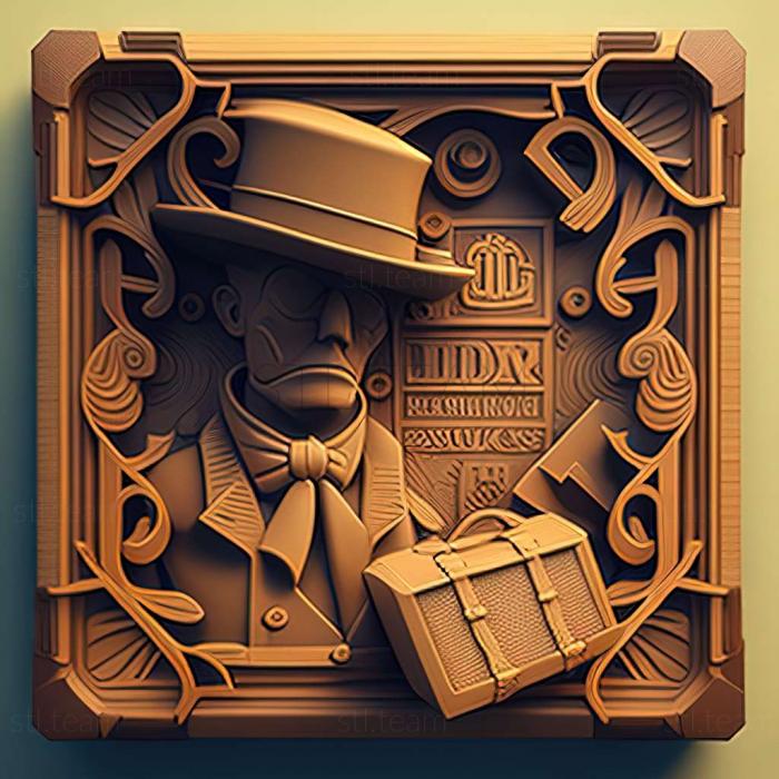 3D model Professor Layton and The Diabolical Box game (STL)